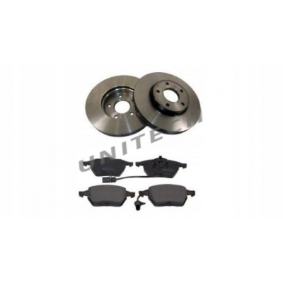 KRAFT 6040130 , 6002530 TARCZE+KLOCKI PRZ A6 C5 PASSAT B5 FL 1.8T 1.9TDI