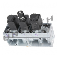Zawór elektromagnetyczny 4/3-drożny układu otwierania drzwi 24V ETS; MTS EVOBUS  NEOPLAN DIESEL TECHNIC