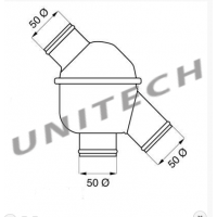 TERMOSTAT 83'C MAN,MB,SOLARIS,NEOPLAN,DEUTZ  2.334.83 , 81064010038