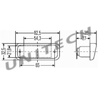 LAMPA OSWIETL.TABL.REJ.HELLA WPUSZCZANA Neoplan, Setra, Solaris, Volvo 2KA005049-017 ,  2KA 005 049-011