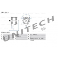 ALTERNATOR MAN TGA,TGL,TGM,TGX,TGS , 1986A00974