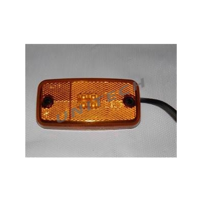 LAMPA OBRYS.DIODOWA Z ODBL.ZOLTA 12-30V SOLARIS SOLBUS : FT-19Z , 1651A