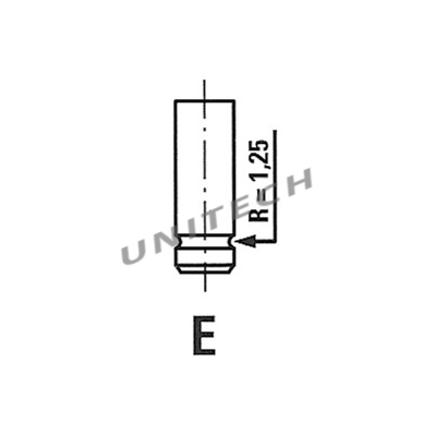 Zawór dolotowy (54x9x163mm) RVI RVI AGORA ,ILIADE  3979/BMCR