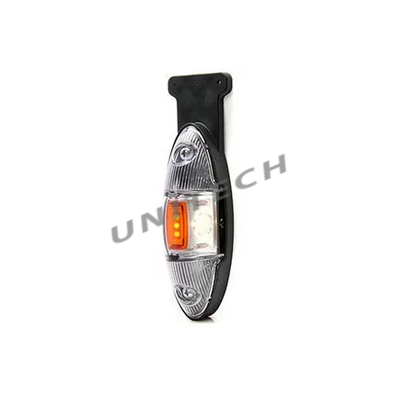 LAMPA OBRYSOWA LED BIALO-CZERW-ZOLTA LEWA WISZACA Z UCHWYTEM 12/24V : 819L , W106