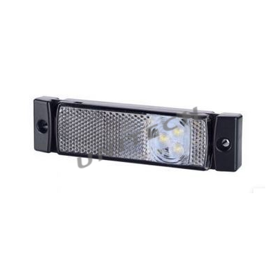 LAMPA OBRYSOWA LED BIALA Z ODBL.131x33 12/24V ,  LD127 , 2PG008645-971