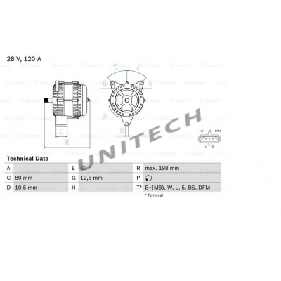 ALTERNATOR MAN TGA,TGL,TGM,TGX,TGS , 1986A00974