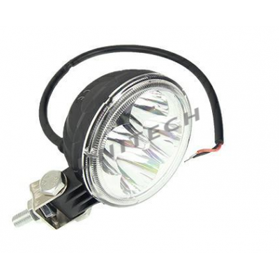 LAMPA ROBOCZA LEDOWA OKRĄGŁA, 4 LED 10-30V, 4x3W, FI 83mm, OBUDOWA ALUM.