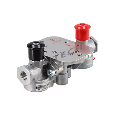 ZAWÓR PARKUJĄCO-LUZUJĄCY NACZEPY PODWÓJNY : 352045001 ,