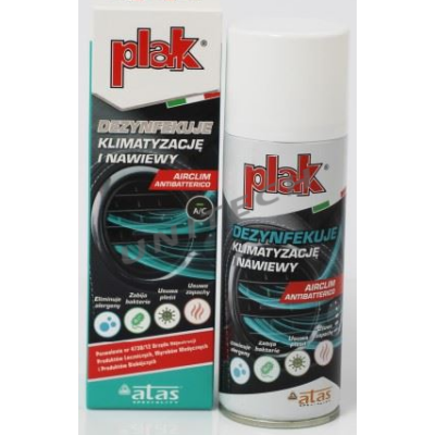 SRODEK DO DEZYNFEKCJI KLIMATYZACJI AIR CLIM 200ML I  PLAK 8002424004116